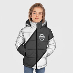 Куртка зимняя для мальчика Nissan ниссан авто, цвет: 3D-светло-серый — фото 2