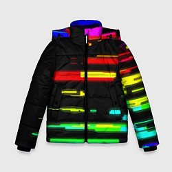 Зимняя куртка для мальчика Color fashion glitch