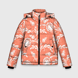 Зимняя куртка для мальчика Красочный ЦвеТочный Узор