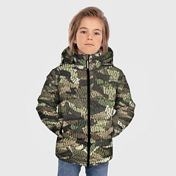Куртка зимняя для мальчика Именной камуфляж Толян, цвет: 3D-красный — фото 2