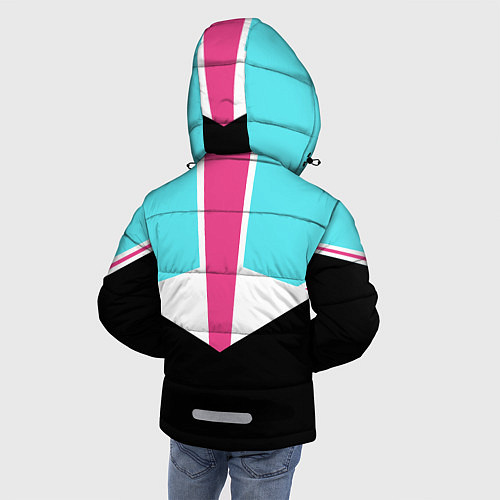 Зимняя куртка для мальчика Ретро 90-х / 3D-Черный – фото 4