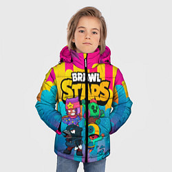 Куртка зимняя для мальчика BRAWL STARS ВМЕСТЕ, цвет: 3D-светло-серый — фото 2