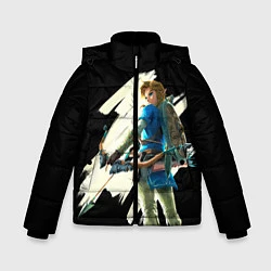 Куртка зимняя для мальчика Линк с луком, цвет: 3D-красный