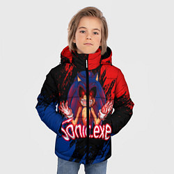 Куртка зимняя для мальчика Sonic Exe Супер ИГРА!, цвет: 3D-светло-серый — фото 2