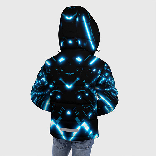 Зимняя куртка для мальчика Audi Neon / 3D-Черный – фото 4