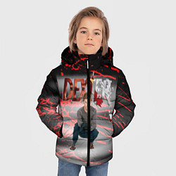 Куртка зимняя для мальчика Декстер Новая Кровь сериал супер, цвет: 3D-светло-серый — фото 2
