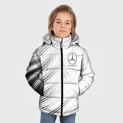 Куртка зимняя для мальчика Mercedes-Benz - White, цвет: 3D-светло-серый — фото 2
