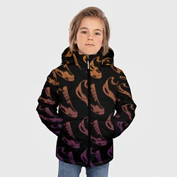 Куртка зимняя для мальчика KROSS, цвет: 3D-красный — фото 2