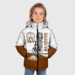 Куртка зимняя для мальчика Охотничья Собака, цвет: 3D-черный — фото 2