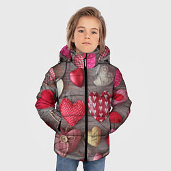 Куртка зимняя для мальчика На 14 Февраля, цвет: 3D-светло-серый — фото 2