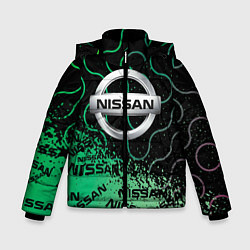 Куртка зимняя для мальчика NISSAN Супер класса, цвет: 3D-светло-серый