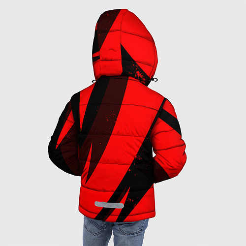 Зимняя куртка для мальчика HONDA RED ХОНДА КРАСНЫЙ / 3D-Черный – фото 4
