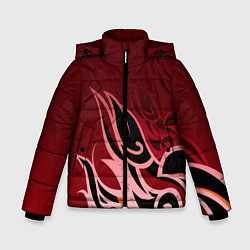 Куртка зимняя для мальчика ТОМА GENSHIN IMPACT, цвет: 3D-светло-серый