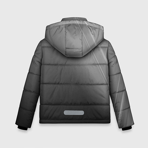 Зимняя куртка для мальчика Ниссан / 3D-Светло-серый – фото 2