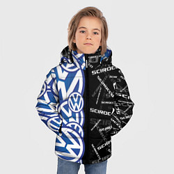 Куртка зимняя для мальчика Volkswagen Scirocco Half Pattern, цвет: 3D-светло-серый — фото 2