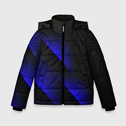 Зимняя куртка для мальчика Blue Fade 3D Синий градиент