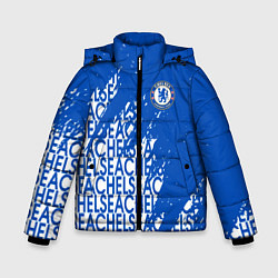 Куртка зимняя для мальчика Chelsea челси, цвет: 3D-светло-серый