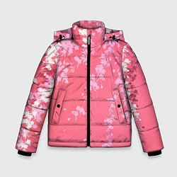 Куртка зимняя для мальчика Весенняя ива, цвет: 3D-светло-серый