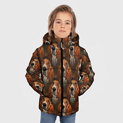 Куртка зимняя для мальчика Dog patternt, цвет: 3D-светло-серый — фото 2