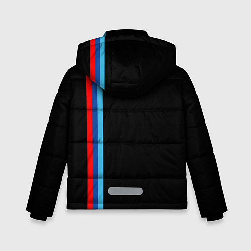Зимняя куртка для мальчика БМВ 3 STRIPE BMW / 3D-Светло-серый – фото 2
