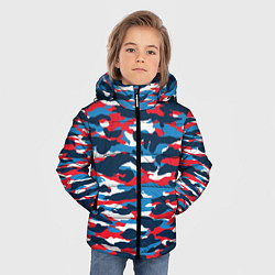 Куртка зимняя для мальчика Камуфляж Цветной, цвет: 3D-черный — фото 2