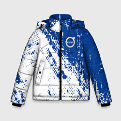Куртка зимняя для мальчика Volvo - Texture, цвет: 3D-светло-серый
