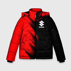 Куртка зимняя для мальчика SUZUKI sport, цвет: 3D-светло-серый