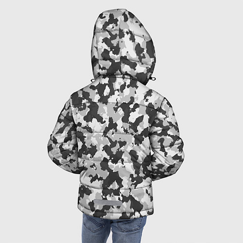 Зимняя куртка для мальчика Комок / 3D-Черный – фото 4