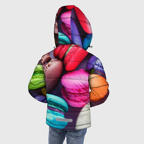 Зимняя куртка для мальчика Colorful Macaroons / 3D-Черный – фото 4