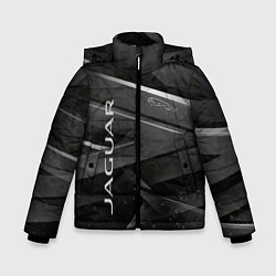 Куртка зимняя для мальчика JAGUR ЯГУАР абстракция, цвет: 3D-черный