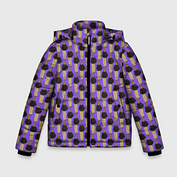 Зимняя куртка для мальчика Свидетель из Фрязино фиолетовый