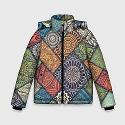 Зимняя куртка для мальчика Mandala-pattern