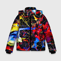 Зимняя куртка для мальчика Импрессионизм Vanguard neon pattern