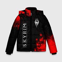 Куртка зимняя для мальчика SKYRIM Арт, цвет: 3D-черный