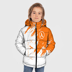 Куртка зимняя для мальчика Half-life texture, цвет: 3D-светло-серый — фото 2