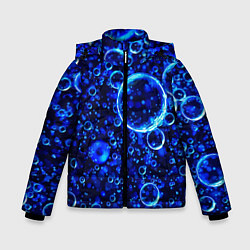 Куртка зимняя для мальчика Пузыри воздуха в воде Pattern, цвет: 3D-красный
