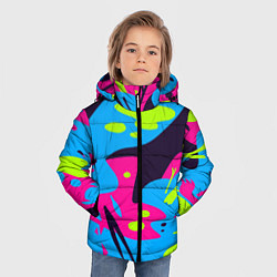 Куртка зимняя для мальчика Color abstract pattern Summer, цвет: 3D-красный — фото 2