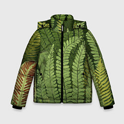 Зимняя куртка для мальчика Цветы Лесные Пожары