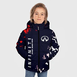Куртка зимняя для мальчика ИНФИНИТИ Pro Racing Милитари, цвет: 3D-черный — фото 2