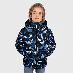 Куртка зимняя для мальчика Drain monsters, цвет: 3D-светло-серый — фото 2