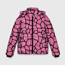 Зимняя куртка для мальчика Шерсть розового жирафа