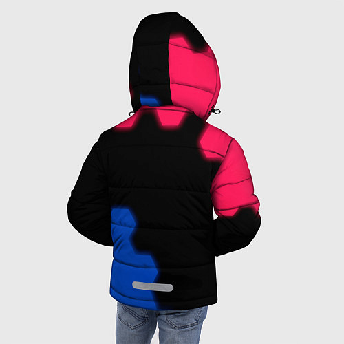 Зимняя куртка для мальчика BARCELONA Sport - Графика / 3D-Черный – фото 4