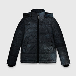 Зимняя куртка для мальчика Темная текстура