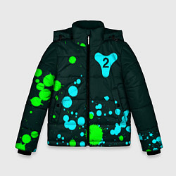 Куртка зимняя для мальчика ДЕСТИНИ 2 Краска FS, цвет: 3D-черный