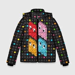 Зимняя куртка для мальчика Pac-man пиксели