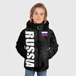 Куртка зимняя для мальчика RUSSIA - BLACK EDITION, цвет: 3D-красный — фото 2