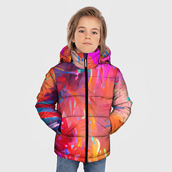 Куртка зимняя для мальчика Сочные краски, цвет: 3D-красный — фото 2