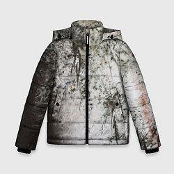 Куртка зимняя для мальчика В густом тумане, цвет: 3D-черный
