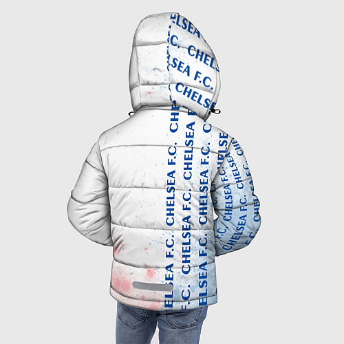 Зимняя куртка для мальчика CHELSEA Краска / 3D-Черный – фото 4