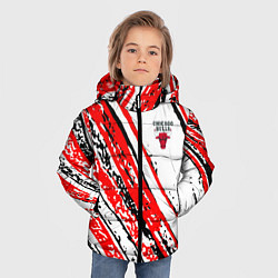 Куртка зимняя для мальчика CHICAGO BULLS ЧИКАГО БУЛЛС, цвет: 3D-красный — фото 2
